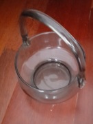 Szklany koszyczek PRL