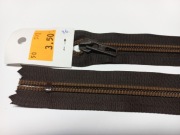 Zamek spiralny spirala 50cm nie rozdzielczy ciemny brąz