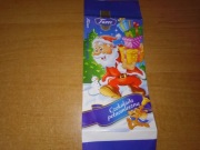 Fazer czekolada mleczna świąteczna 2004 puste opakowanie