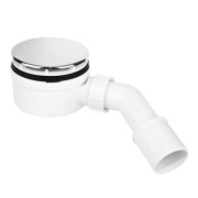 Syfon brodzikowy niski chrom HC2730LCPN-PB czyszczenie od góry