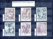 Znaczki czyste 3690 - 3695.  Bohaterowie "Pana Tadeusza"