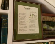 Christopher Curtis & John Tickner "Caveat Emptor" autograf