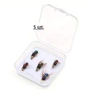 5 sztuk- sztuczny owad przynęta na ryby.