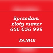 Złoty numer - TANIO 