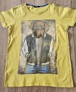 Bluzka T-shirt George pies print 152 cm 12 lat 