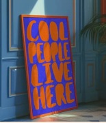 Duży plakat NA PŁÓTNIE 50x70cm bez ramy 