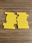 Lego 2431 Płytka Tile 1X4 Żółta 7 sztuk