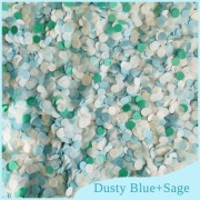 Konfetti boy or girl, Konfetti baby shower, Konfetti kółka niebieskie