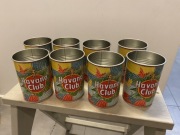 Kubki kolekcjonerskie Havana Club, 8 sztuk, metalowe, na koktajle i drinki