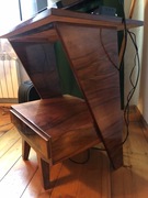 Stolik pomocniczy, szafka RTV z szufladą PRL lata 70-te Vintage