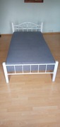 2X łóżko 100x200 ze stelażem i wygodnym materacem 