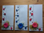 kartka życzeniowa z kwiatami 