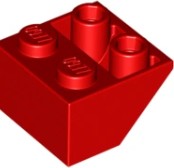 LEGO ROOF TILE 2X2 RED 366021/3660