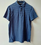 Koszulka polo niebieska męska roz.M wymiary opis firmy Tommy Hilfiger 