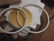 Lampa sufitowa LED 42W ściemnialna 3 pierścieniowa 