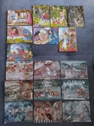 Pocztówki Sedlaczek ,,Królewna Śnieżka" Salamon ,,Kopciuszek" 17 szt