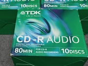 TDK cdr-audio zestaw 10sztuk