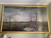 Ogromny obraz. Jesienny pejzaż.