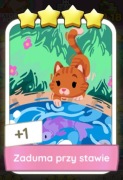 Karta 4* Zaduma przy stawie Monopoly Go 