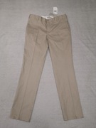 Nowe eleganckie wizytowe spodnie w kant Mango Slim Fit Chinos 42