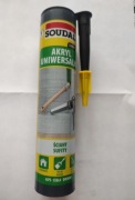 SOUDAL akryl uszczelniacz akrylowy CZARNY 280ml
