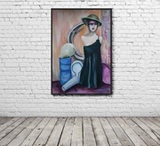 obraz malarski Martwa natura wystrój 100x70 manekin