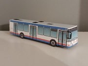 Model autobusu miejski  MPK Olsztyn DAB  model kartonowy ciężarówka