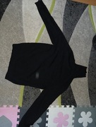 Czarny sweter slim fit z golfem