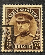 Belgia (Belgique, Belgie), król Albert I, 75 centymów
