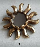 Lustro ręcznie rzeźbione w drewnie cedrowym