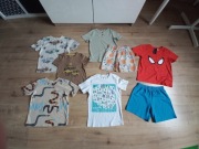 Koszulki spodenki piżama h&m cool club 122/128