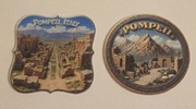 Magnes  na lodówkę 2szt. Pompeje Wezuwiusz Włochy Italy Roma Watykan(40) 