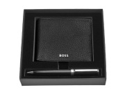 Zestaw prezentowy Hugo Boss portfel + długopis sygnowany marką KIA 