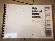 Mały podręcznik tekstów pisanych Zofia Berdychowska język niemiecki 