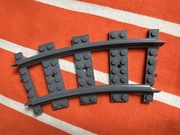 Tory kolejowe LEGO pociąg TOR ŁUK, skrętny