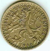 CZECHOSŁOWACJA 25 HALERZY 1933 piękny stan