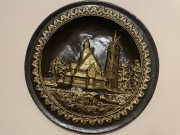 Płaskorzeźba Bierutowice PRL 