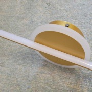 Lampa łazienkowa LED - złota