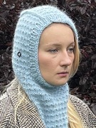 Kominiarka, balaclava, kaptur wełniany ręcznie robiony na drutach.