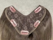 Topper ludzki włos baza „V”