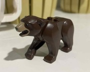 LEGO niedźwiedź ciemny brąz 98295c01pb02