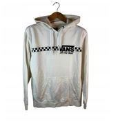 Bluza z kapturem Vans biała z logiem M