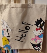 Torba Bawełniana Hello Kitty, Kuromi i przyjaciele 