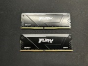 Pamięć RAM KINGSTON DDR4 16GB ( 2 x 8GB ) 3200Mhz CL16 Fury Beast Black RGB
