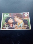 Stary bilet do kina Greta Garbo & M. Douglas