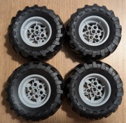 Lego Technic 69912 56908 TRACTOR 81x35 koło + felga jasno szary