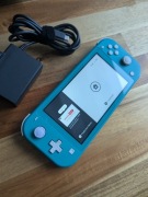 Nintendo Switch Lite Niebieski Turkusowy + oryginalna ładowarka!