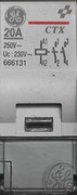Stycznik modułowy CTX 666131 20A 230v