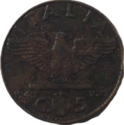 Włochy 5 centesimes z 1941 roku - OBEJRZYJ MOJĄ OFERTĘ