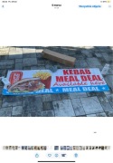 Kebab baner 180/60cm
